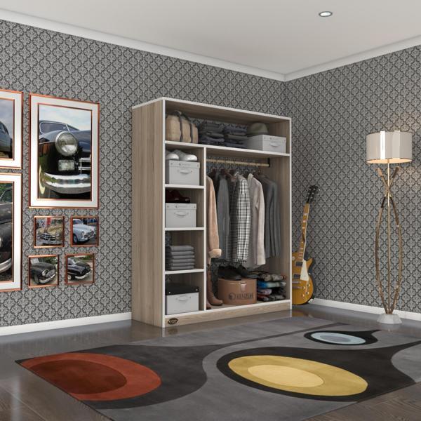 Kenzlife giysi dolabı necmettin 150*120*40 crd gardırop - Image 1