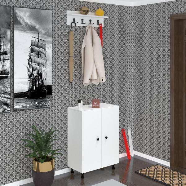 Kenzlife ayakkabılık başmak5 byz 83*060*30 kapaksız 5 raflı 15 çift ayakkabı kapasitesi - Image 1