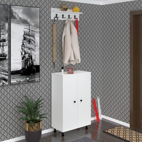 Kenzlife ayakkabılık başmak6 byz 98*060*30 kapaksız 6 raflı 18 çift ayakkabı kapasitesi - Image 1