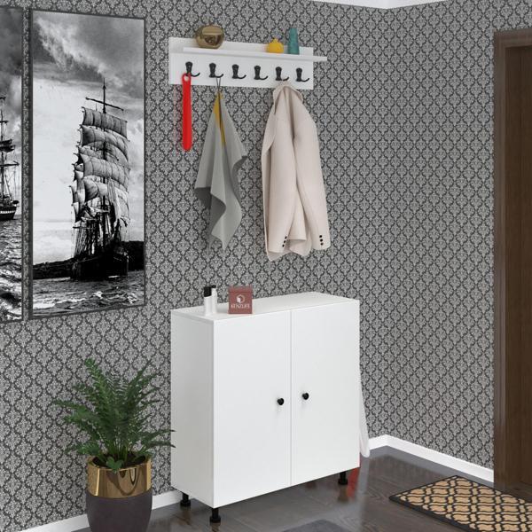 Kenzlife ayakkabılık çapula5 byz 83*080*30 kapaksız 5 raflı 20 çift ayakkabı kapasitesi - Image 1