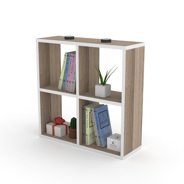 Kenzlife kitaplık gülbin 060*060*20 crd duvar rafı  - Image 1