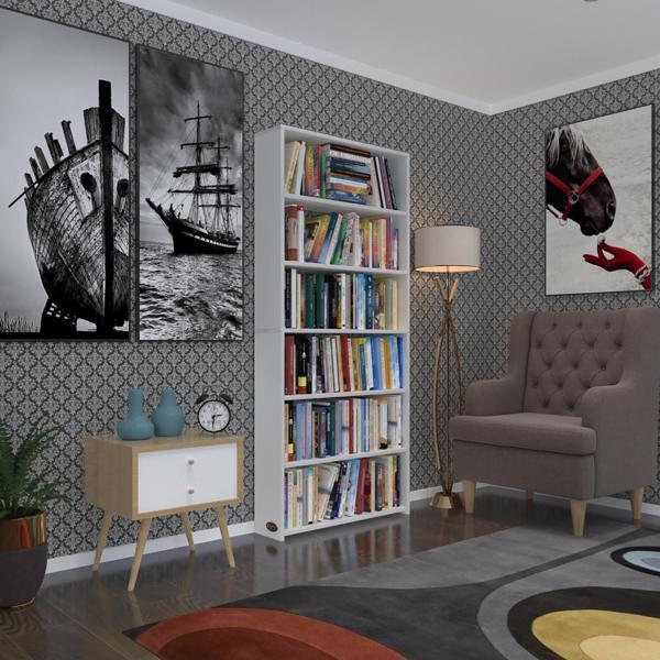 Kenzlife kitaplık süper ga 180*80*19 byz 6 katlı tek bölme çift bölme opsiyonlu ofis mutfak banyo dolabı arkalıksız - Image 1