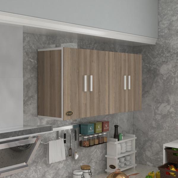Kenzlife hazır mutfak merta crd 060*120*22 mutfak banyo dolabı kapaklı raflı - Image 1
