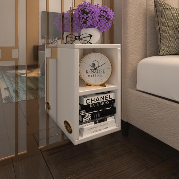 Kenzlife komodin lothario byz komidin 42*20*19 duvara monte askı aparatlı (mng) - Image 1