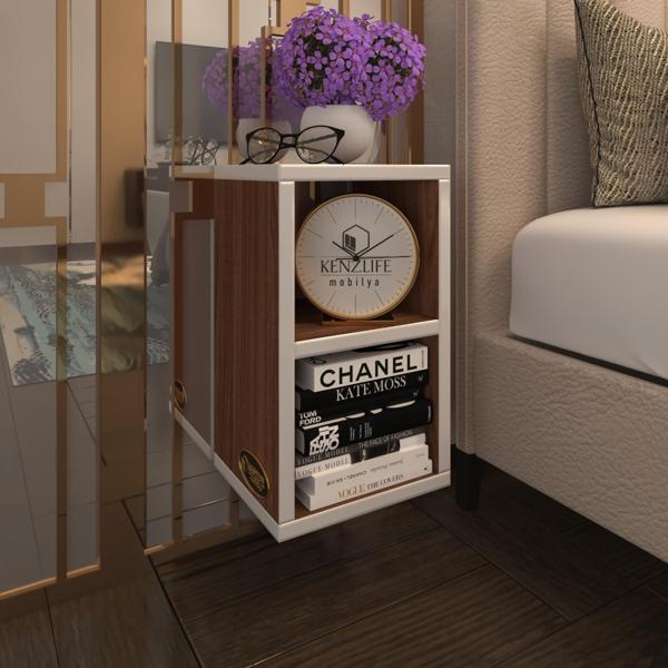 Kenzlife komodin lothario cvz komidin 42*20*19 duvara monte askı aparatlı (mng) - Image 1