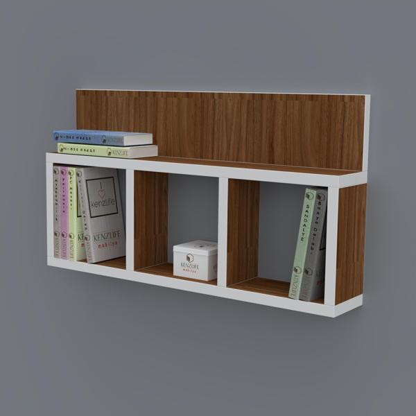 Kenzlife kitaplık hayal 030*060*20 cvz duvar rafı  - Image 1
