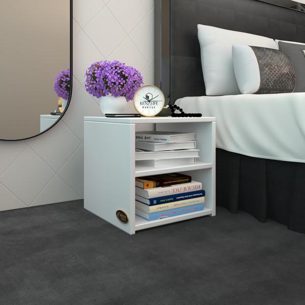 Kenzlife komodin meydey byz 39*39*39 komidin kitaplık ayakkabılık - Image 1
