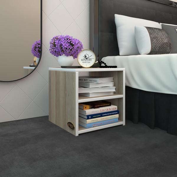 Kenzlife komodin meydey crd 39*39*39 komidin kitaplık ayakkabılık - Image 1