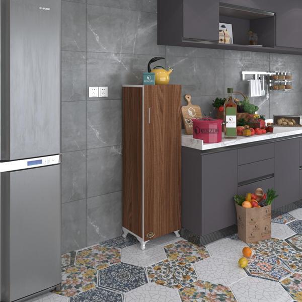 Kenzlife mutfak dolabı mine 128*030*032 cvz kapaklı ayaklı banyo evrak ofis kitaplık ayakkabılık kiler - Image 1
