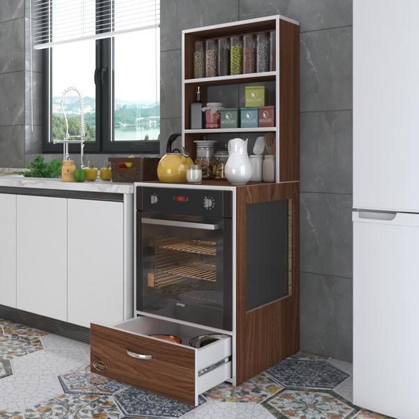 Kenzlife ankastre fırın dolabı gönül cvz 165*60*56 mutfak çekmeceli - Image 1