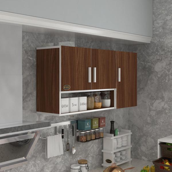 Kenzlife hazır mutfak mirena32 cvz 060*120*32 mutfak banyo dolabı kapaklı raflı - Image 1