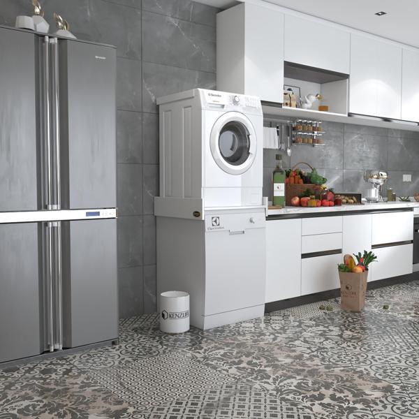 Kenzlife çamaşır&bulaşık makinesi dolabı olenkamdf byz 015*70*60 % 100 mdf full mdf banyo aparatı arkalıksız - Image 1