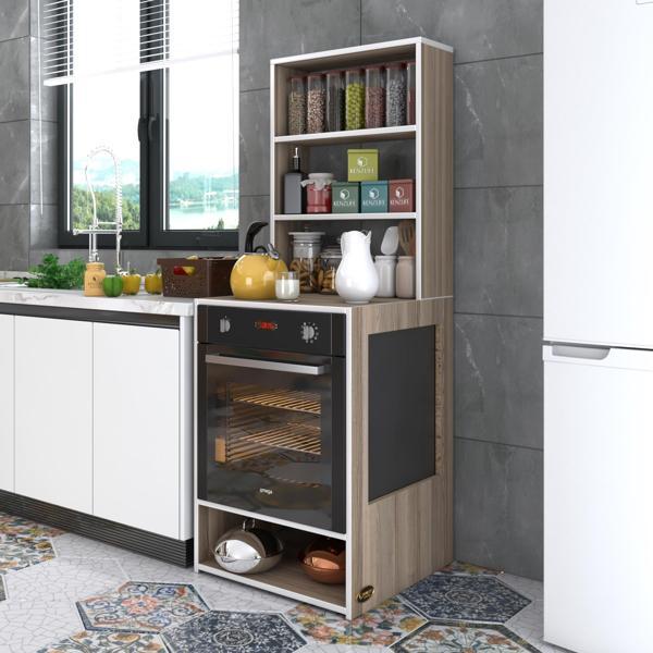 Kenzlife ankastre fırın dolabı ismihan crd 165*60*56 mutfak raflı - Image 1