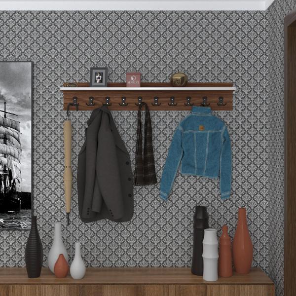 Kenzlife elbise askılığı askılık vettini120 cvz 20*120*12 siyah 10 adet askı portmanto - Image 1