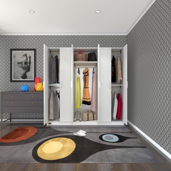 Kenzlife gardırop 6 kapılı anemon 180*180*42 byz gardolap dolap - Image 1