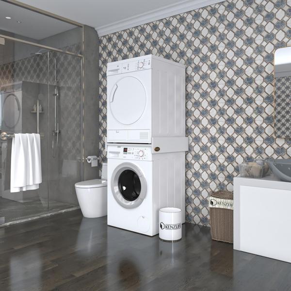 Kenzlife çamaşır&kurutma makinesi dolabı agafyamdf byz 015*70*60 % 100 mdf full mdf banyo aparatı arkalıksız - Image 1
