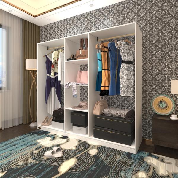 Kenzlife giysi dolabı temel 180*200*40 byz gardırop - Image 1