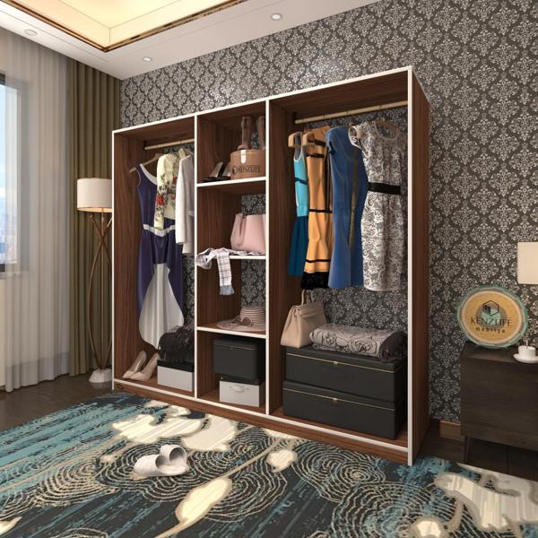 Kenzlife giysi dolabı temel 180*200*40 cvz gardırop - Image 1