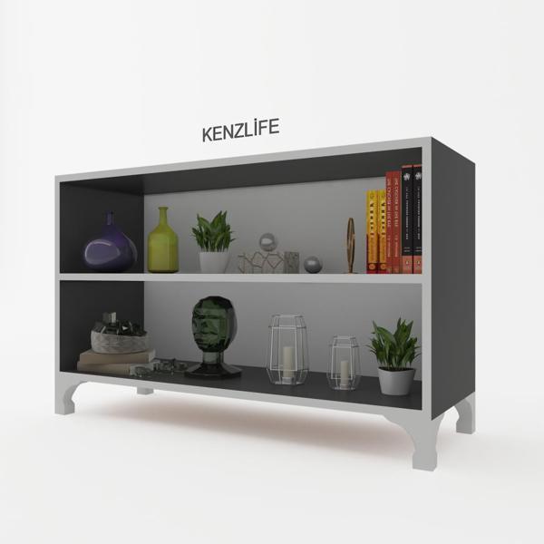 Kenzlife mutfak dolabı pakize 068*070*030 gri ayaklı banyo evrak ofis ayakkabılık kiler - Image 1
