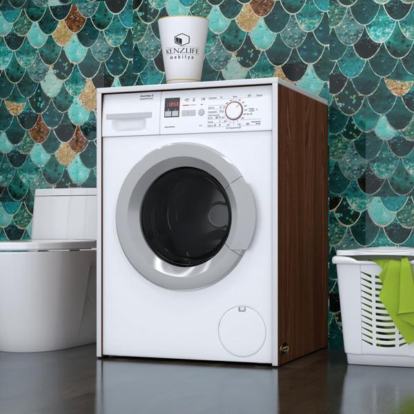 Kenzlife çamaşır&kurutma makinesi dolabı büyük boy afanasi cvz 100*80*70 banyo kapaksız arkalıksız - Image 1