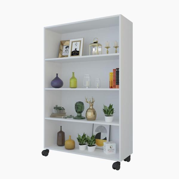 Kenzlife mutfak dolabı raziye 128*090*030 byz tekerlekli banyo evrak ofis ayakkabılık kiler - Image 1