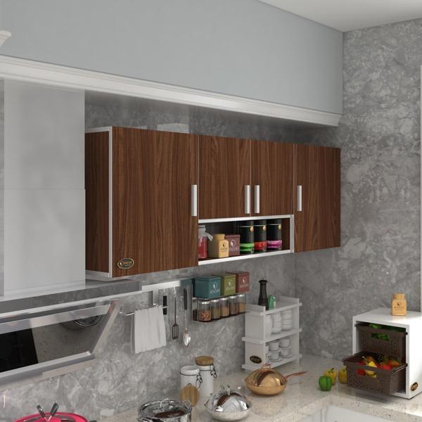 Kenzlife hazır mutfak packey cvz 060*180*22 mutfak banyo dolabı kapaklı raflı - Image 1
