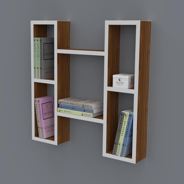 Kenzlife kitaplık melisa 060*060*20 cvz duvar rafı  - Image 1