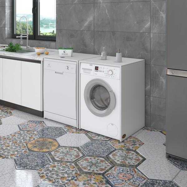 Kenzlife çamaşır&kurutma&bulaşık makinesi dolabı naumkare byz 90*140*60 kapaksız arkalıksız - Image 1