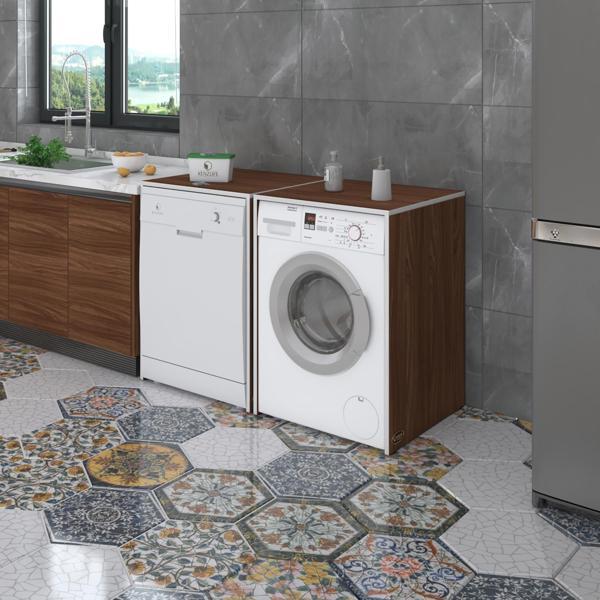 Kenzlife çamaşır&kurutma&bulaşık makinesi dolabı naumkare cvz 90*140*60 kapaksız arkalıksız - Image 1