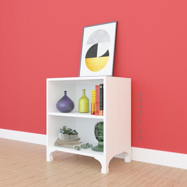 Kenzlife kitaplık tuğçe 068*060*020 byz ayaklı mutfak dolabı banyo ofis ayakkabılık kiler - Image 1
