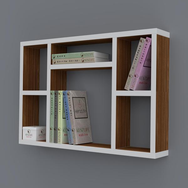 Kenzlife kitaplık neşve 040*060*20 cvz duvar rafı  - Image 1
