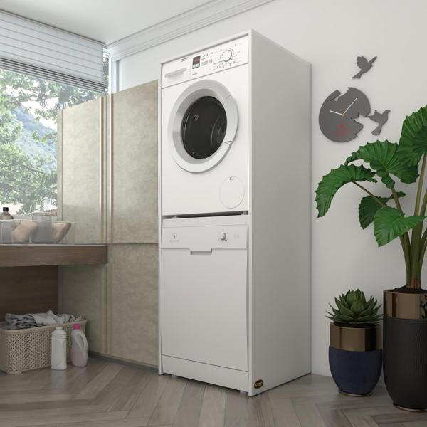 Kenzlife çamaşır-bulaşık makinesi dolabı borya byz 180*70*60 banyo kapaksız arkalıksız - Image 1
