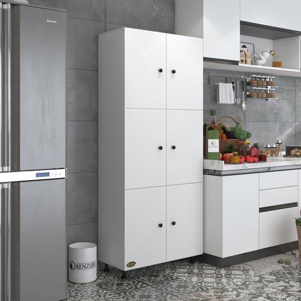 Kenzlife mutfak dolabı tahiri byz 188*80*37 çok amaçlı dolap arkalıklı - Image 1