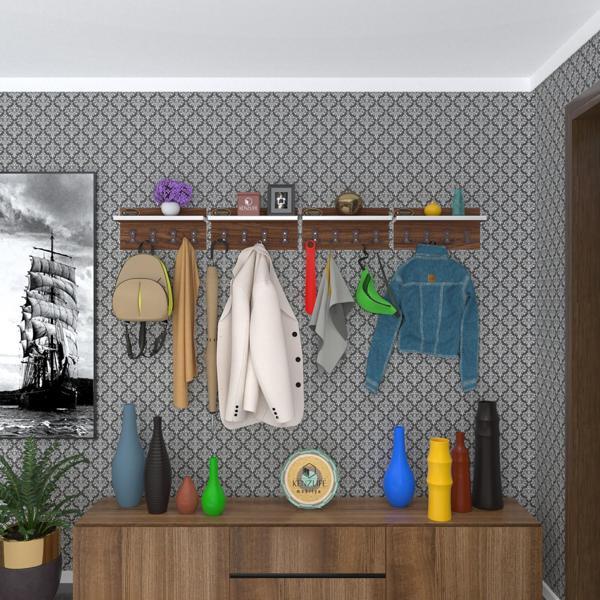 Kenzlife elbise askılığı karayemiş4 cvz 26*152*12 vestiyer portmanto askı askılık 16 adet askı - Image 1