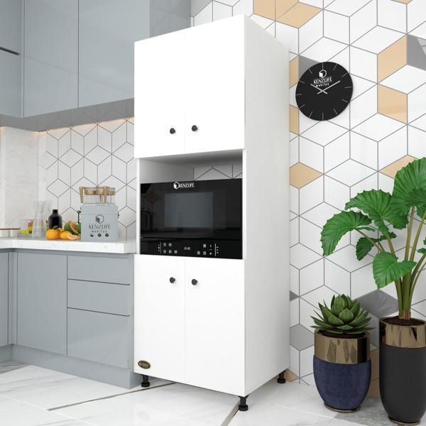 Kenzlife fırın dolabı cahide byz 180*65*50 mutfak XLARGE ayaklı banyo kiler ofis - Image 1