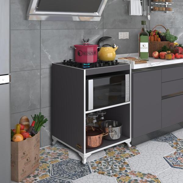 Kenzlife ocak dolabı figen gri 85*60*57 mutfak modül mini fırın  ankastre ocak için - Image 1