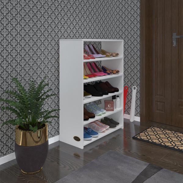 Kenzlife ayakkabılık goya byz 100*70*30 arkalıksız ayakkabı ofis dolabı - Image 1