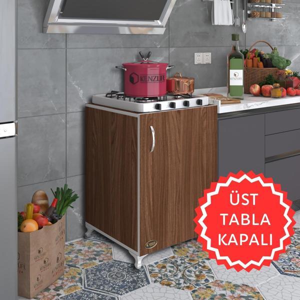 Kenzlife ocak dolabı hoşseda cvz 85*60*56 hazır mutfak klasik set üstü ocak için arkalıksız - Image 1