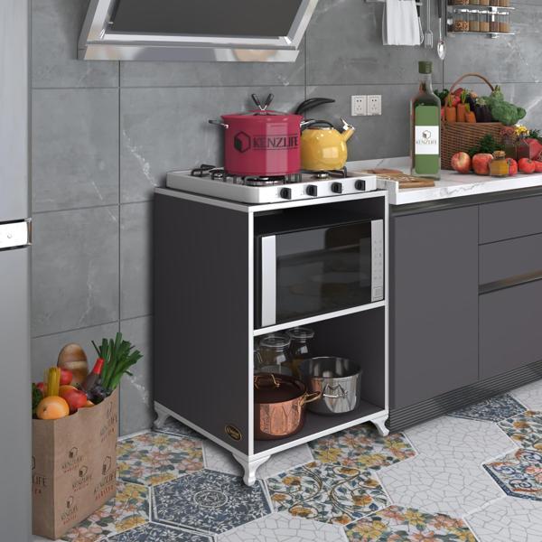 Kenzlife ocak dolabı iclal gri 85*60*57 mutfak klasik setüstü ocak için modül - Image 1