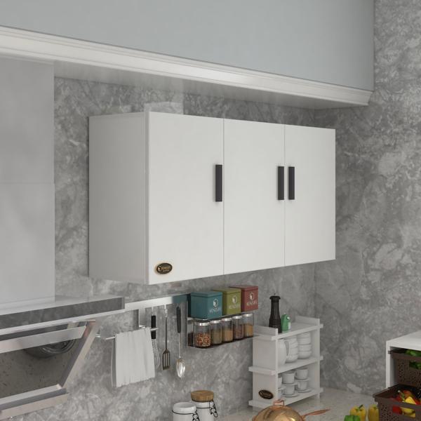 Kenzlife hazır mutfak canna22 byz 060*120*22 mutfak banyo dolabı kapaklı raflı - Image 1