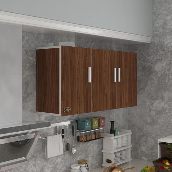 Kenzlife hazır mutfak canna22 cvz 060*120*22 mutfak banyo dolabı kapaklı raflı - Image 1