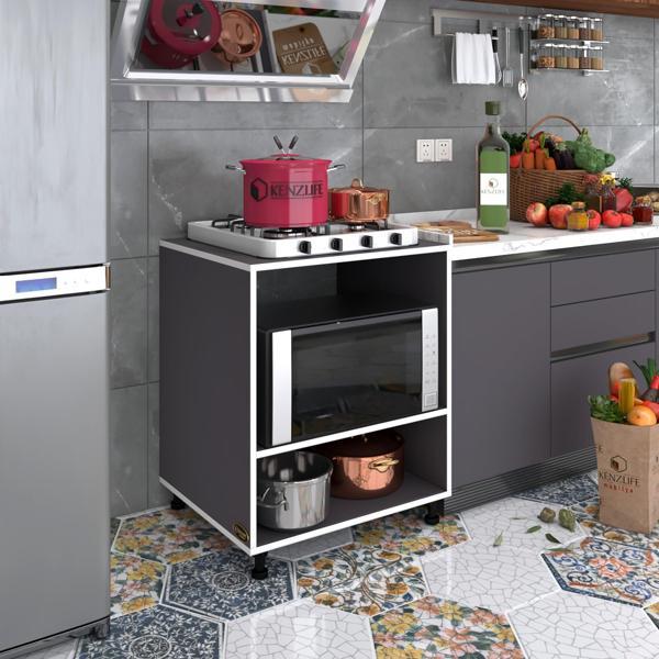 Kenzlife ocak dolabı nermin gri 85*70*60 XLARGE hazır mutfak klasik setüstü ocak için sabit tabla - Image 1