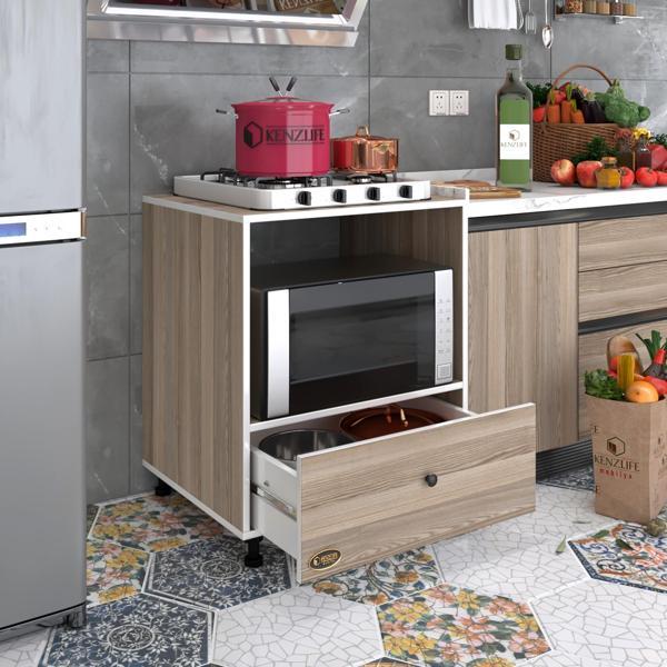 Kenzlife ocak dolabı nevresel crd 85*70*60 XLARGE çekmeceli hazır mutfak klasik setüstü ocak için sabit tabla - Image 1
