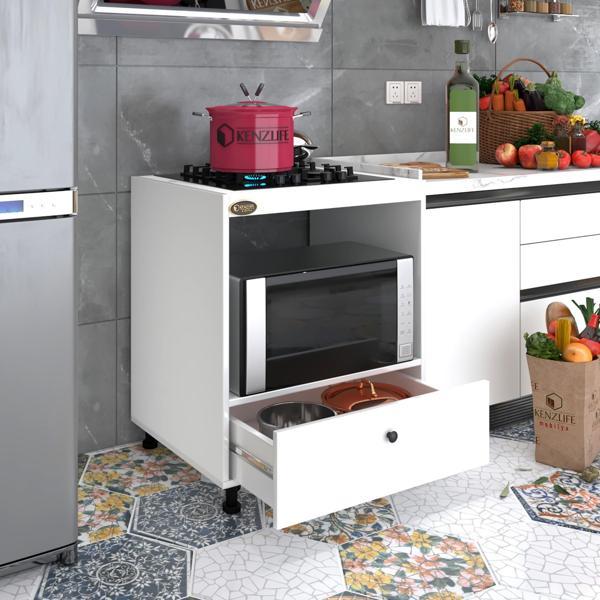 Kenzlife ocak dolabı piraye byz 85*70*60 XLARGE çekmeceli hazır mutfak ankastre gömme ocak için - Image 1