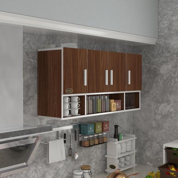 Kenzlife hazır mutfak severus cvz 060*120*22 mutfak banyo dolabı kapaklı raflı - Image 1