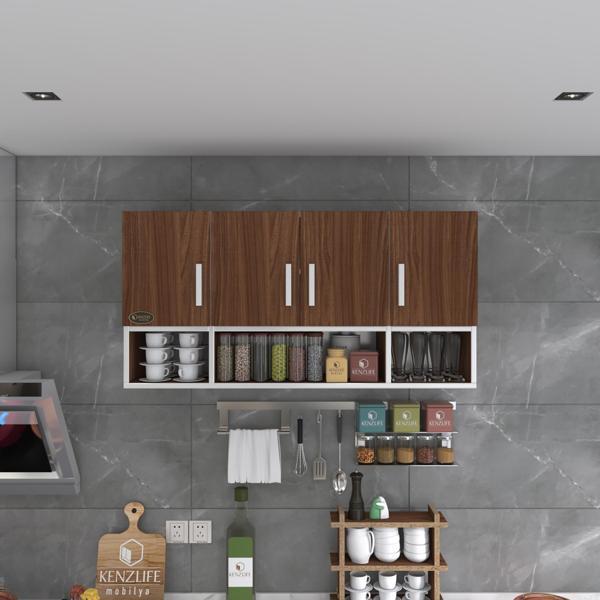 Kenzlife hazır mutfak severus cvz 060*120*32 mutfak banyo dolabı kapaklı raflı - Image 1