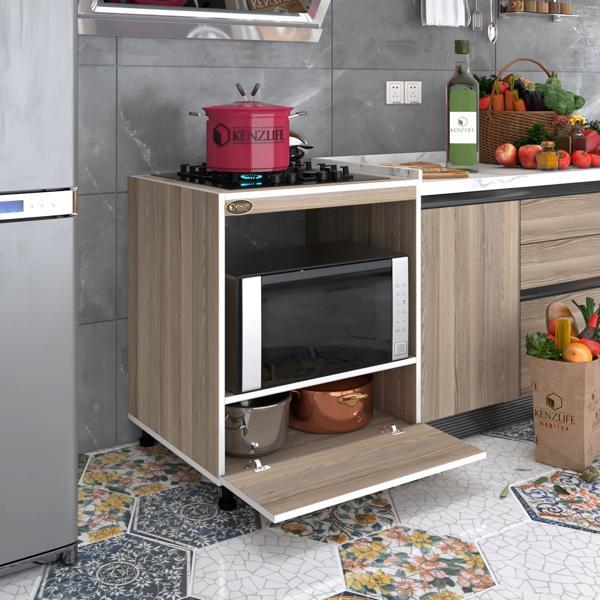 Kenzlife ocak dolabı şehrazat crd 85*70*60 XLARGE kapaklı hazır mutfak ankastre gömme ocak için - Image 1