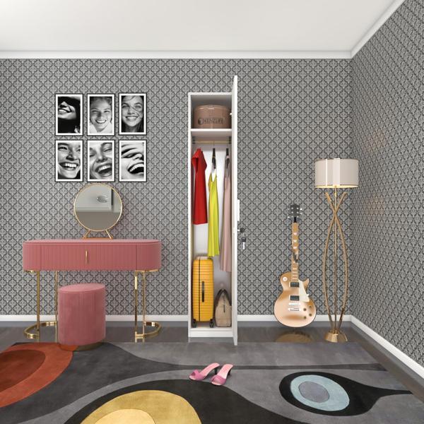 Kenzlife gardırop 1 kapılı kilitli öğrenci dolabı tek kapı kasımpatı byz 180*35*42 gardolap dolap ofis kapaklı - Image 1