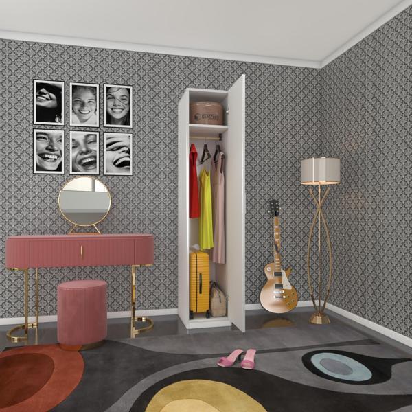 Kenzlife gardırop 1 kapılı öğrenci dolabı tek kapı kasımpatı byz 180*35*42 byz gardolap dolap ofis kapaklı - Image 1