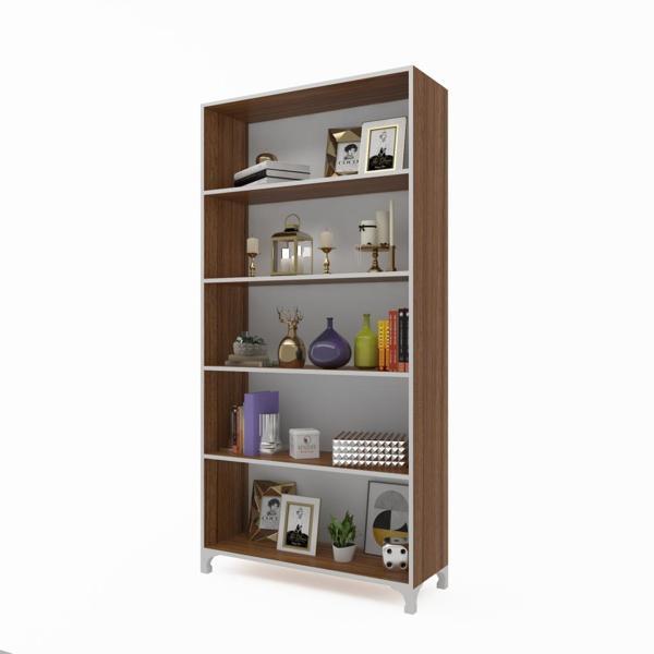 Kenzlife kitaplık tuğçe 168*090*020 cvz ayaklı mutfak dolabı banyo ofis ayakkabılık kiler - Image 1